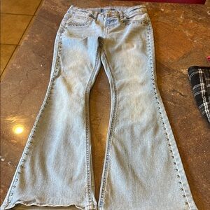 Light Blue Flared GIRLS Jeans